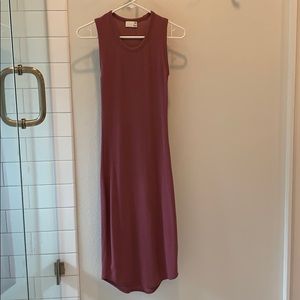 Mauve sleeveless dress